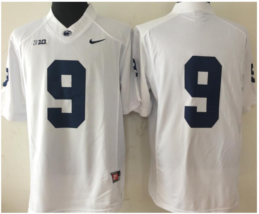 NCAA Men Penn State Nittany Lions #9 white jersey